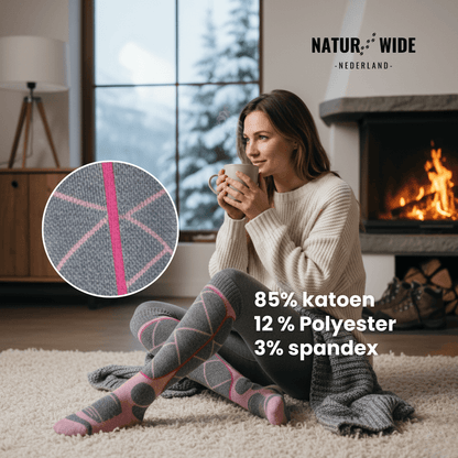 Warme sokken – perfect voor skiën, buitenactiviteiten en de winter.