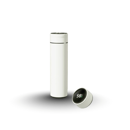 Naturwide Edelstahl Thermobecher 500ml mit Temperaturanzeige