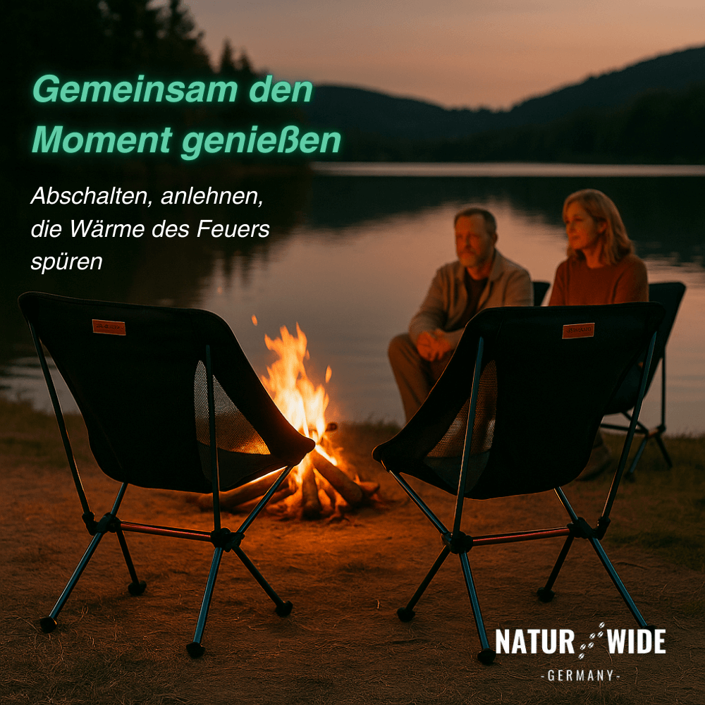 Naturwide Faltstuhl Pro – Dein komfortabler Begleiter für unterwegs