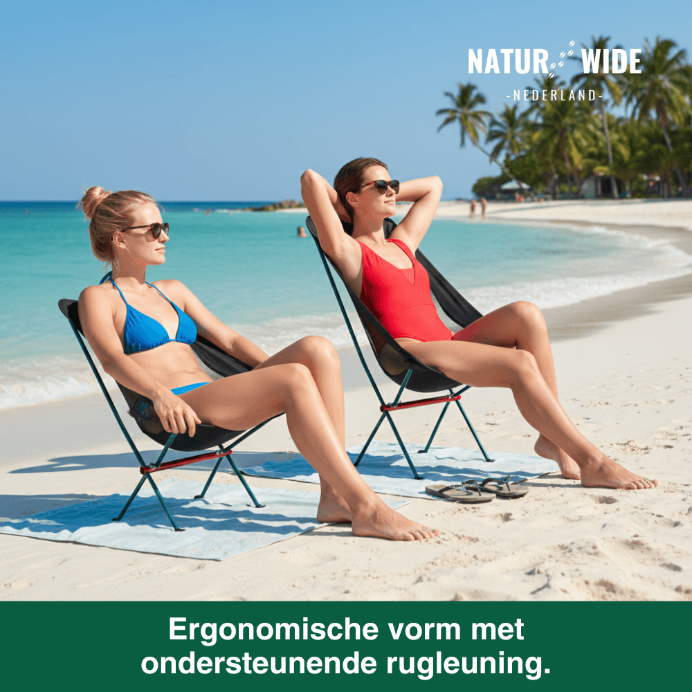 Naturwide Opvouwbare Stoel Pro – Comfortabel en draagbaar