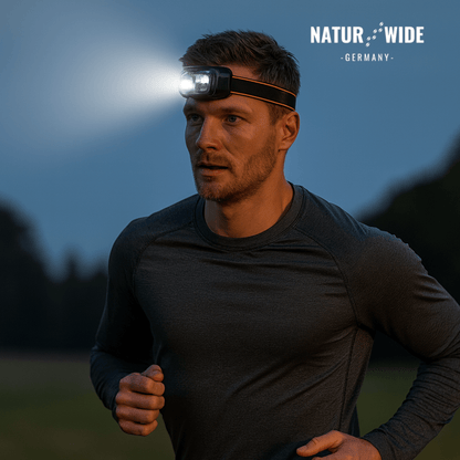 Extrem Stirnlampe – Ultraleicht, Wiederaufladbar & Mit Bewegungssensor