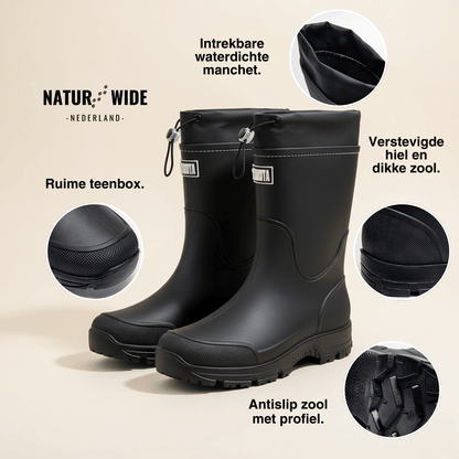 Waterdichte Outdoor Regenlaarzen Unisex - Antislip & Duurzaam PVC