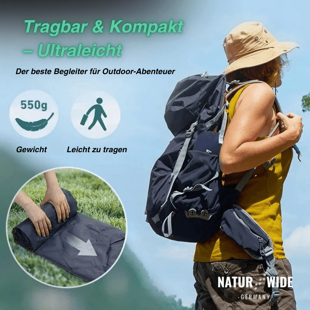 Ultraleichte Isomatte ohne Kopfstütze – Ideal für jedes Abenteuer unterwegs