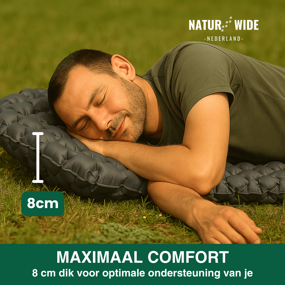 Ultralichte slaapmat – compact en ideaal voor Elk Avontuur