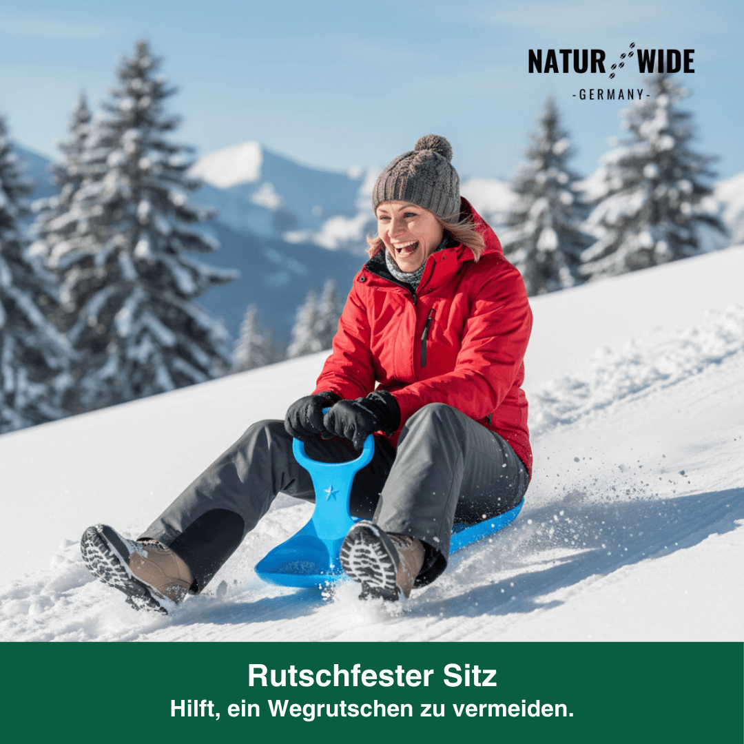 Robuster Schneerutscher & Sand-Rodel – Winterspaß (56cm)