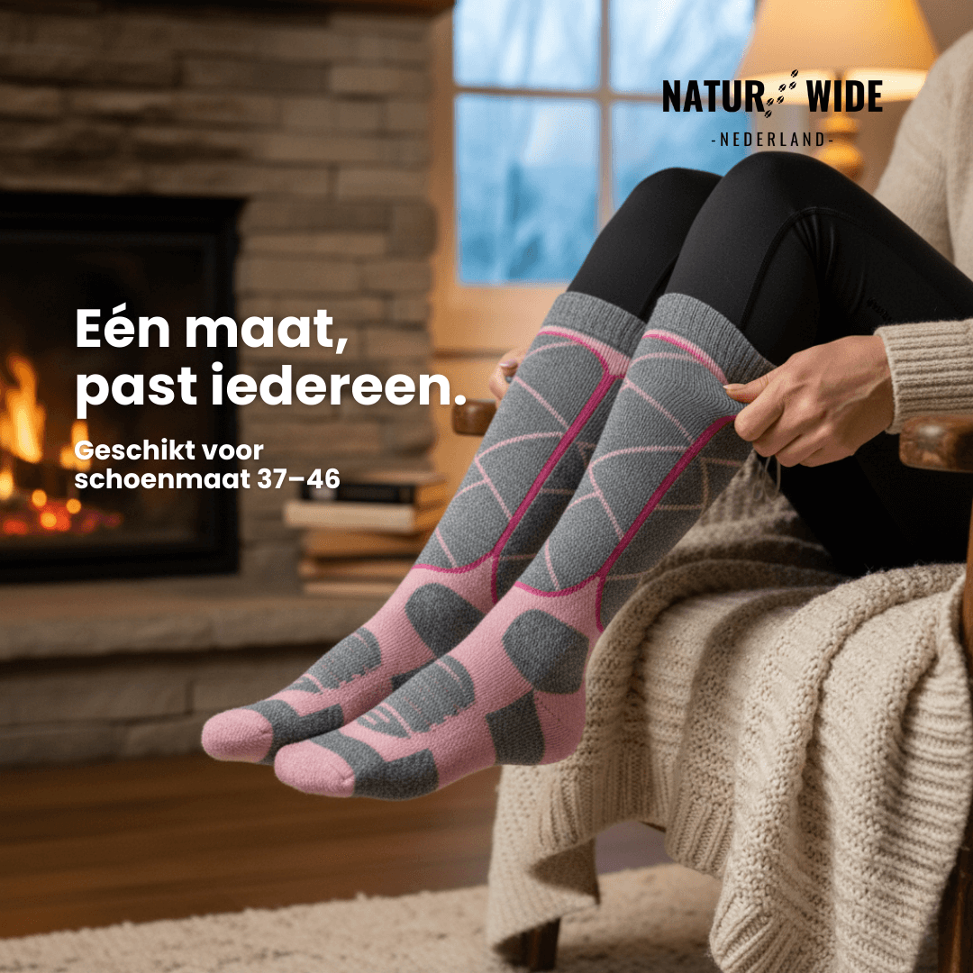 Warme sokken – perfect voor skiën, buitenactiviteiten en de winter.
