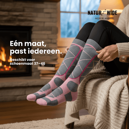 Warme sokken – perfect voor skiën, buitenactiviteiten en de winter.