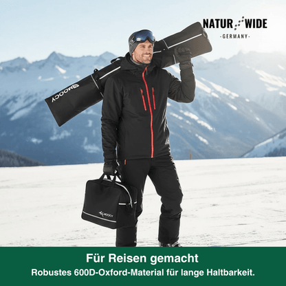 Skitaschen Set 2-teilig – Skisack & Skischuhtasche (200cm)
