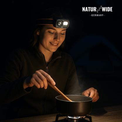 Extrem Stirnlampe – Ultraleicht, Wiederaufladbar & Mit Bewegungssensor