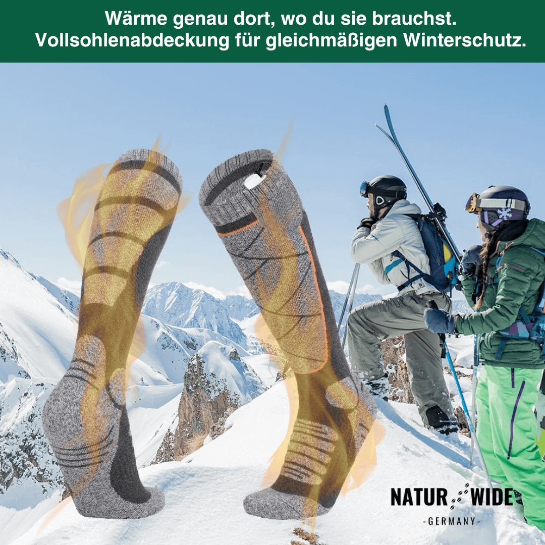 Beheizte Socken – Perfekt für Ski, Outdoor & Winter
