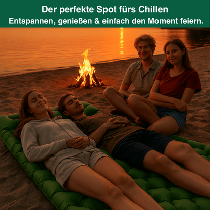 Ultraleichte kompakte 2 in 1 Isomatte – Ideal für jedes Abenteuer zu zweit.