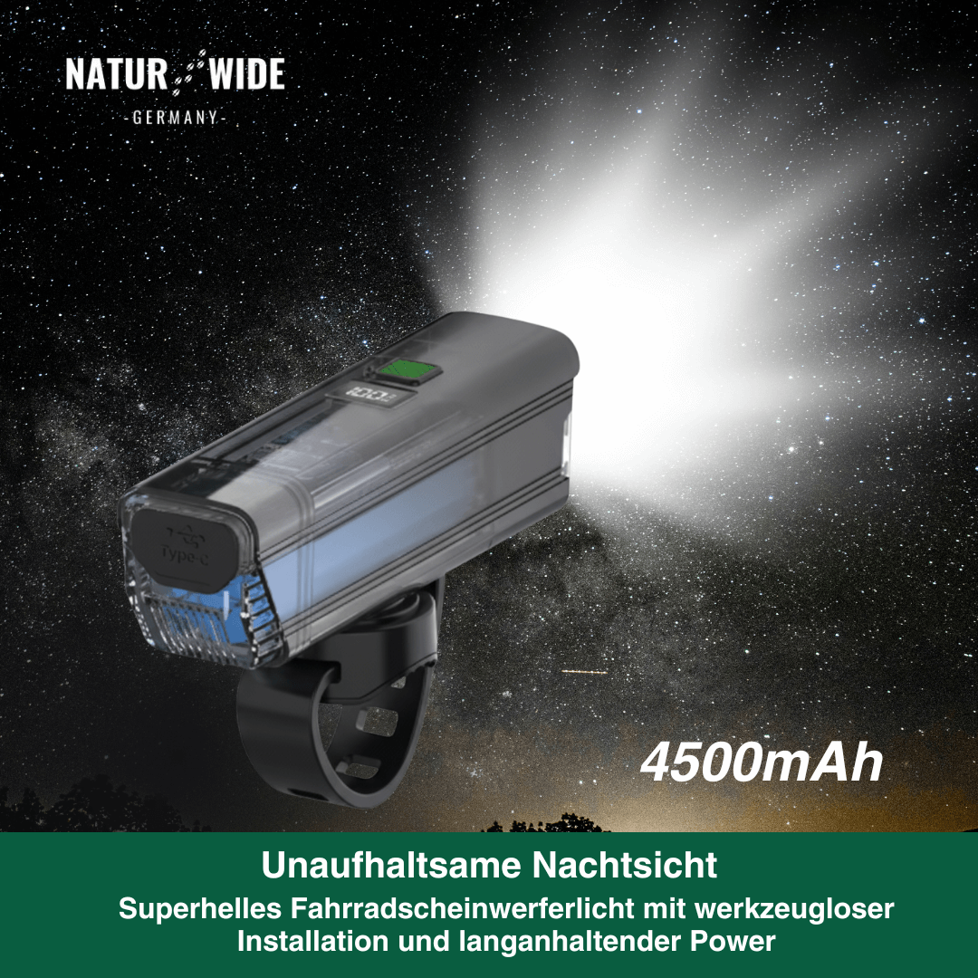 Radlicht Pro - Für klare Sicht und Sichtbarkeit auf allen Wegen