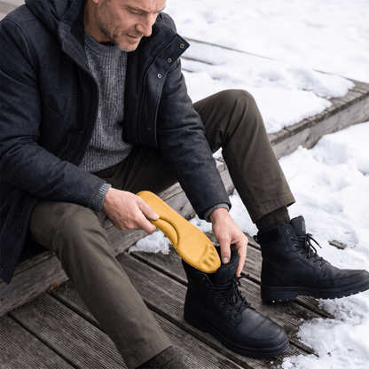 Zelfverwarmende thermo-inlegzolen voor de winter – traagschuim, bont en extra warm