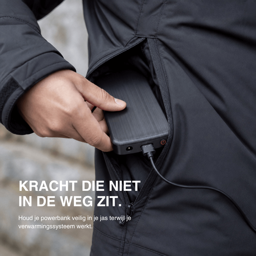 Powerbank voor warme sokken — 3,7V / 2A, 2×4000 mAh