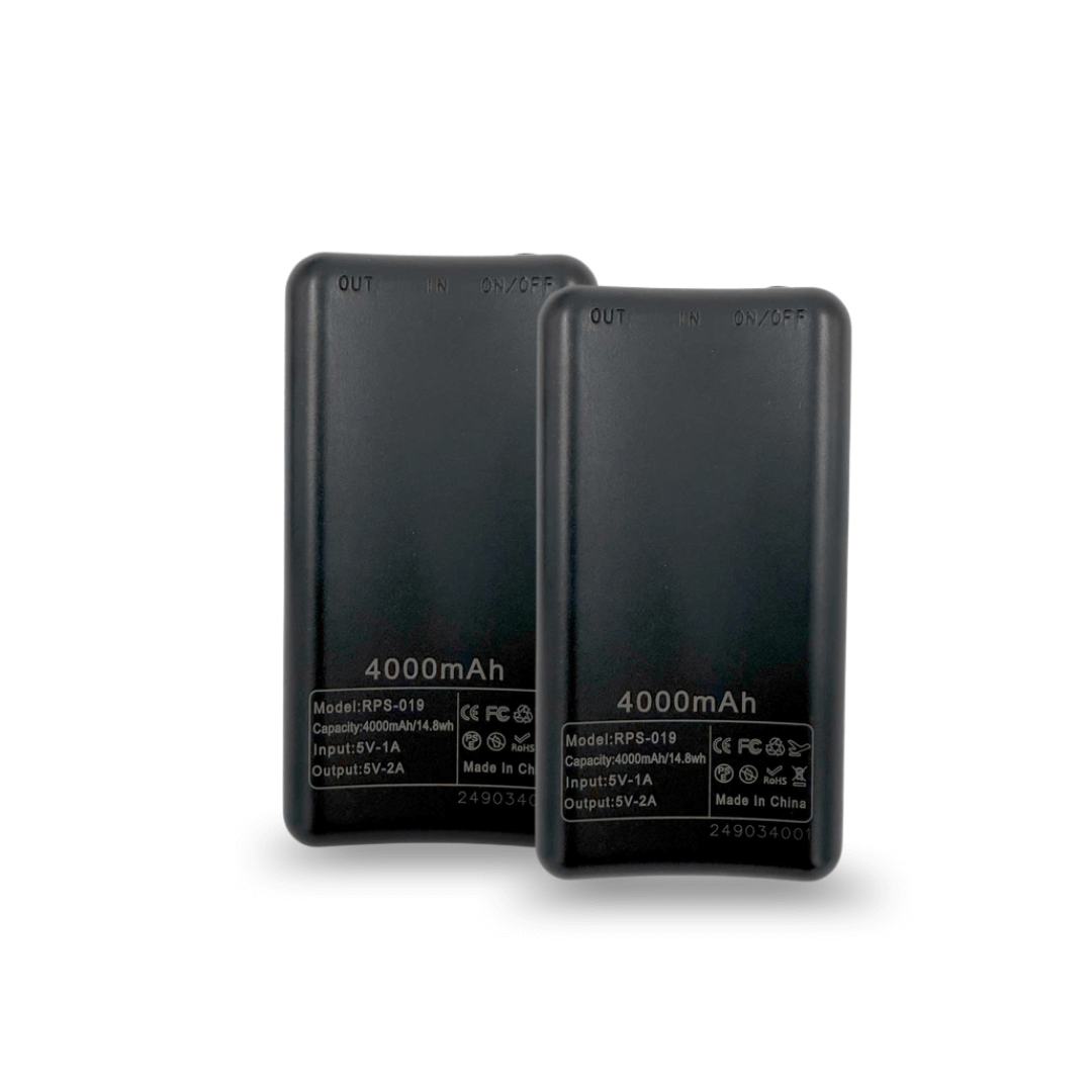 Powerbank voor warme sokken — 3,7V / 2A, 2×4000 mAh