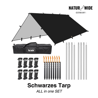 Vielseitiges Sonnen- & Regenschutz-Tarp