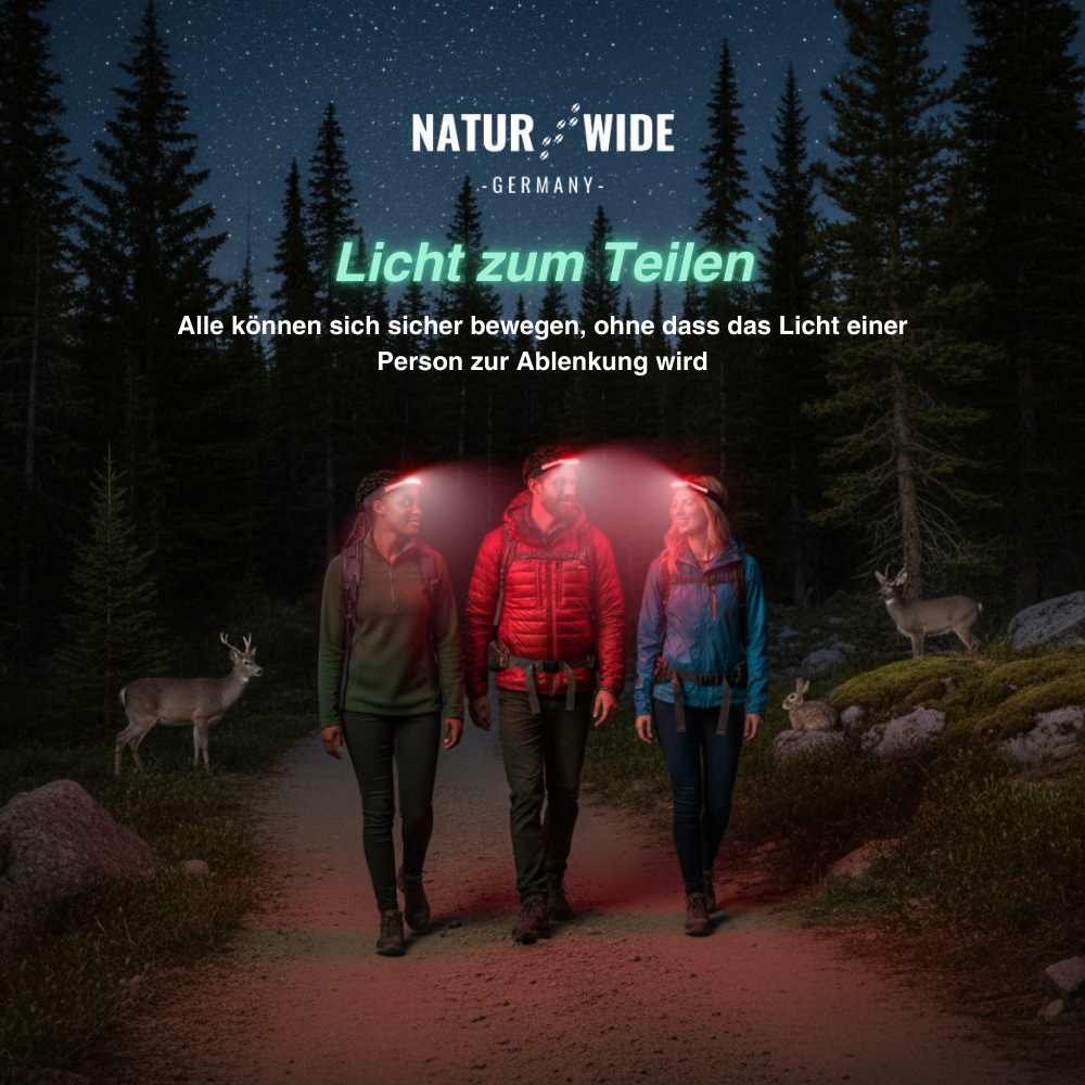 Naturwide Stirnlampe Pro MAX - Das Original