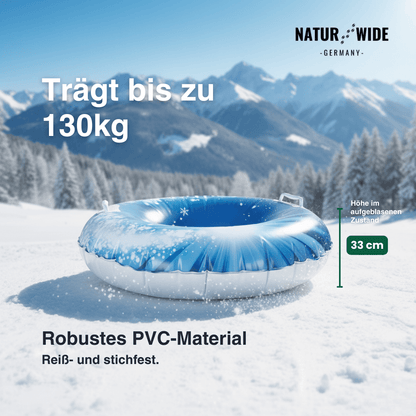 Aufblasbarer Schnee-Reifen – Robuster Winter-Schlitten