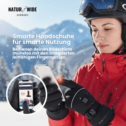 Beheizte Handschuhe – 3 Heizstufen, wasserdicht & winddicht