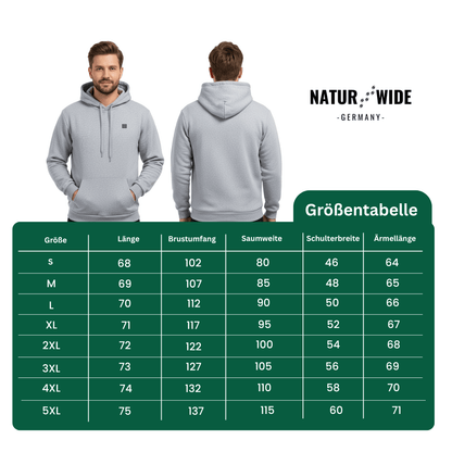 USB Beheizter Hoodie – Unisex Hoodie mit Reißverschluss