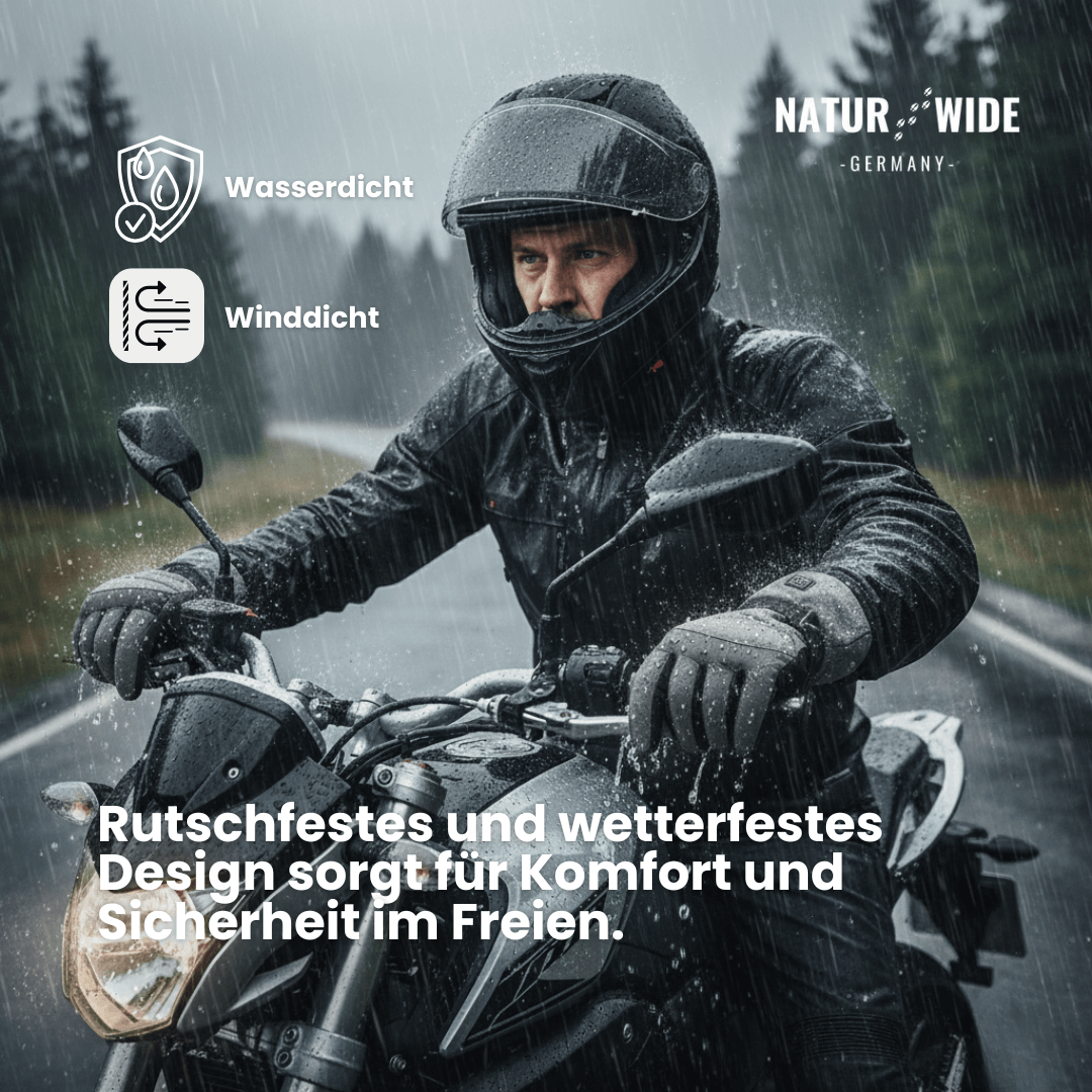 Beheizte Handschuhe – 3 Heizstufen, wasserdicht & winddicht