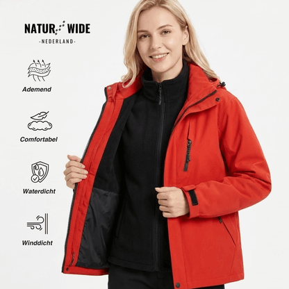 Waterdichte 3-in-1 regenjassen voor dames