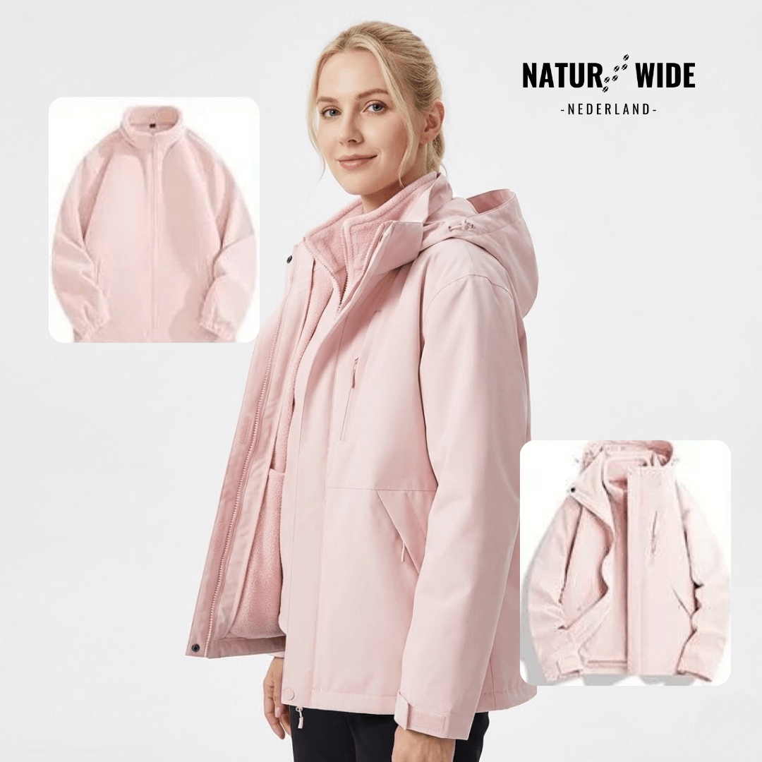 Waterdichte 3-in-1 regenjassen voor dames