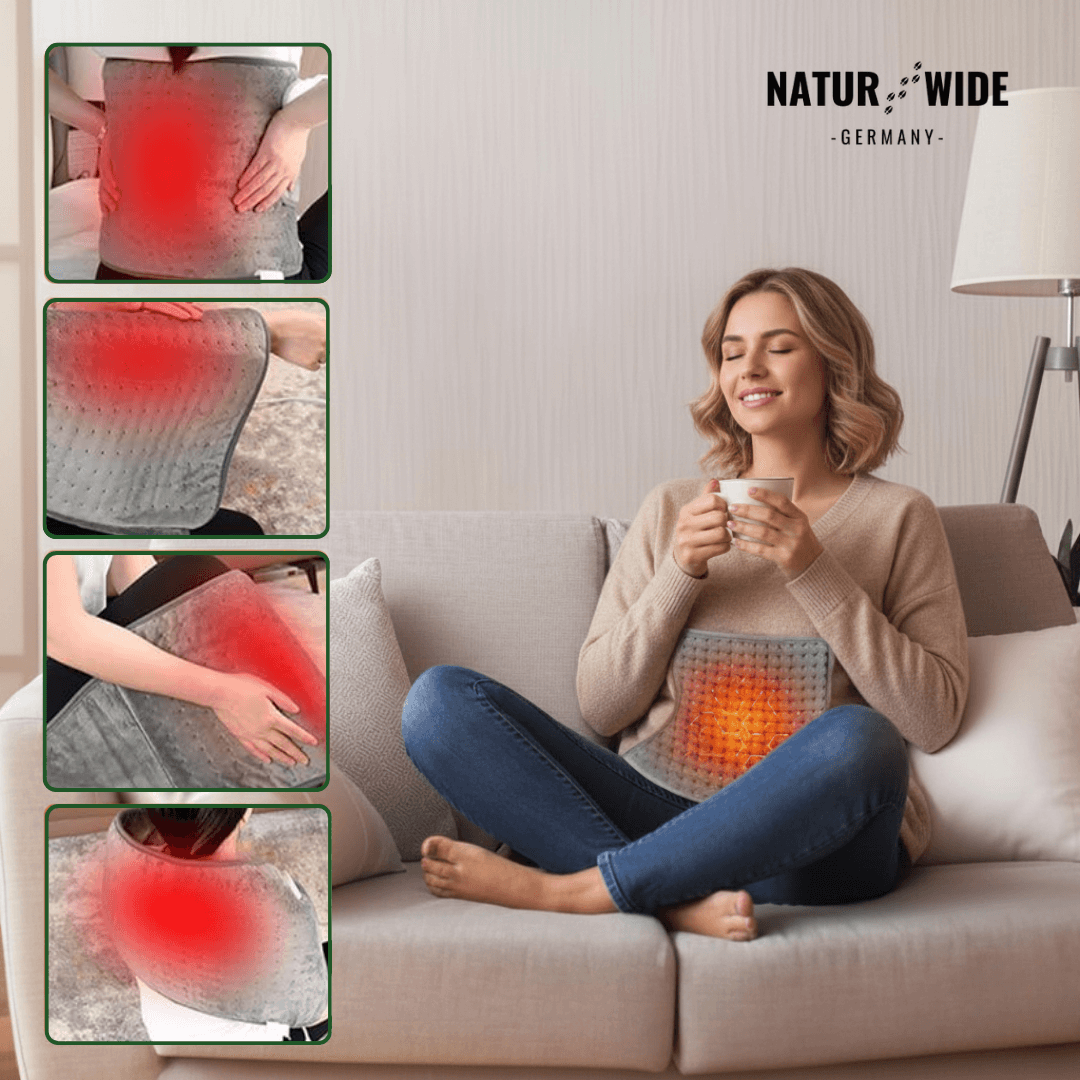 Elektrischer Heizgürtel Rücken – 9 Wärmestufen & Timer