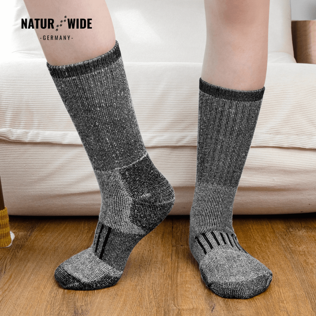 Naturwide Merino Wolle Socken – 3er Set für Damen & Herren