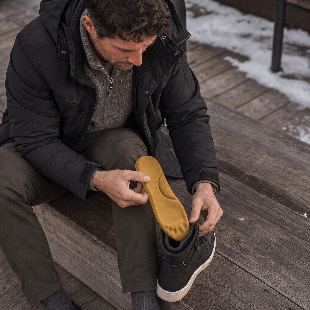 Zelfverwarmende thermo-inlegzolen voor de winter – traagschuim, bont en extra warm