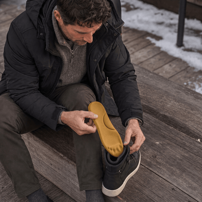 Zelfverwarmende thermo-inlegzolen voor de winter – traagschuim, bont en extra warm