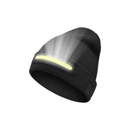 LED Mütze mit Licht – USB wiederaufladbare Unisex Wintermütze