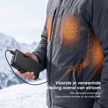 NaturWide Powerbank 5.000 mAh (5 V/2 A) – Voor verwarmde kleding
