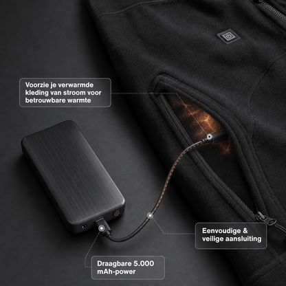 Powerbank voor warme sokken — 3,7V / 2A, 2×4000 mAh
