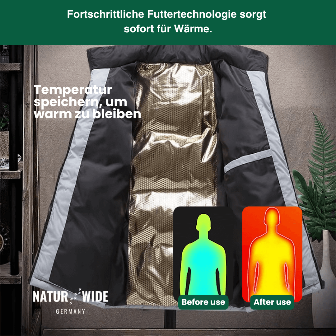 Beheizte Winterjacke – 6 Heiz-Zonen, wasserdicht & extra warm für Damen & Herren