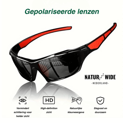 Gepolariseerde UV400 sportzonnebril – antireflectie