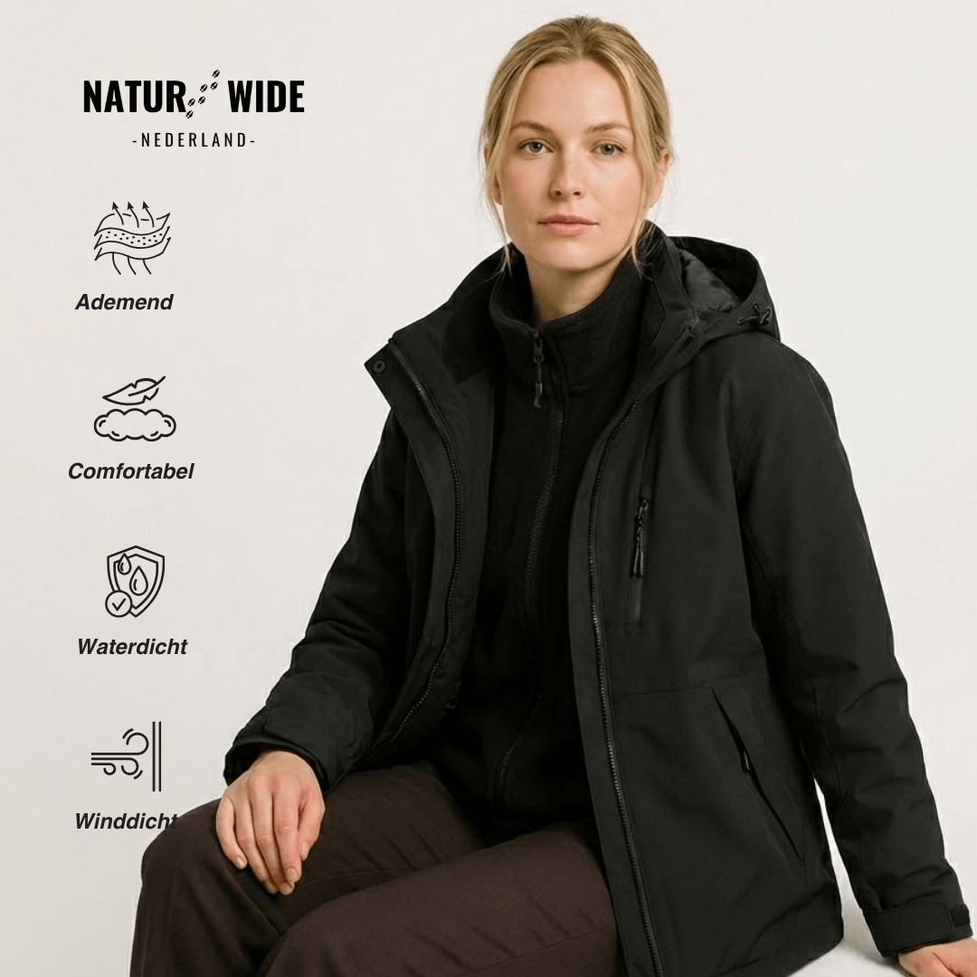 Waterdichte 3-in-1 regenjassen voor dames
