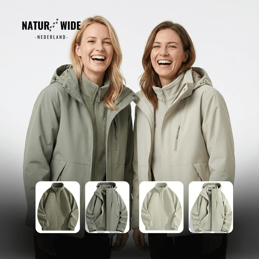 Waterdichte 3-in-1 regenjassen voor dames