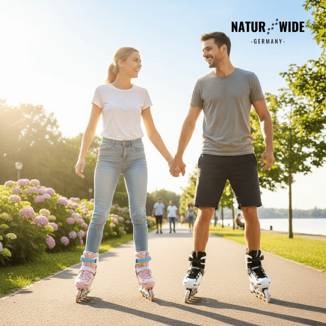 Verstellbare Inline Skates – Leuchtrollen (Kinder & Erwachsene)