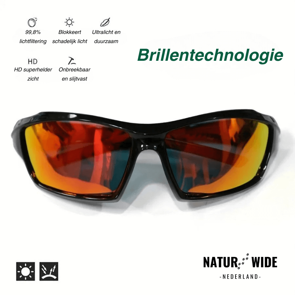 Gepolariseerde UV400 sportzonnebril – antireflectie