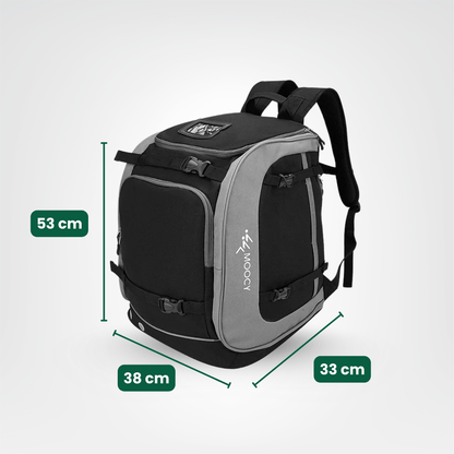 65L Ski Rucksack – Große Skistiefeltasche für Helm & Boots
