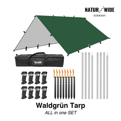 Vielseitiges Sonnen- & Regenschutz-Tarp