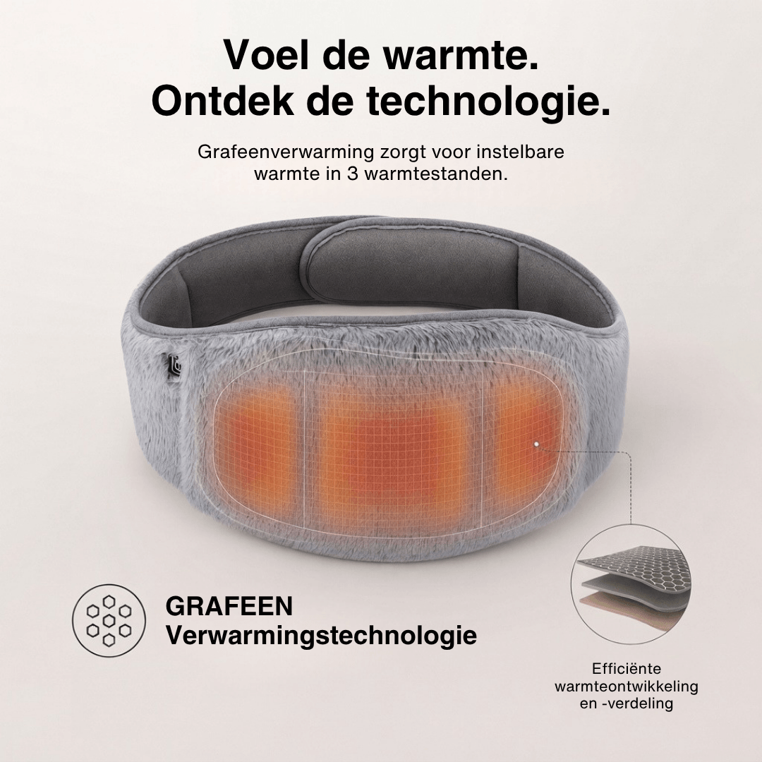 Elektrische verwarmingsgordel met 3 standen – verwarmingsgordel voor vrouwen