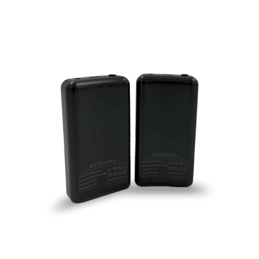 Powerbank voor warme sokken — 3,7V / 2A, 2×4000 mAh