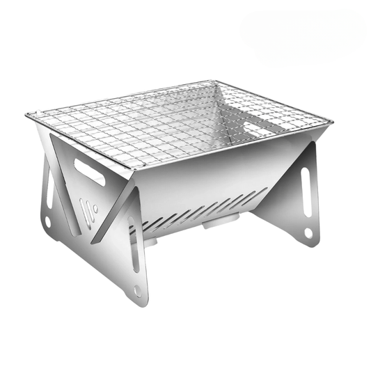Klappbarer Edelstahl-BBQ-Grill