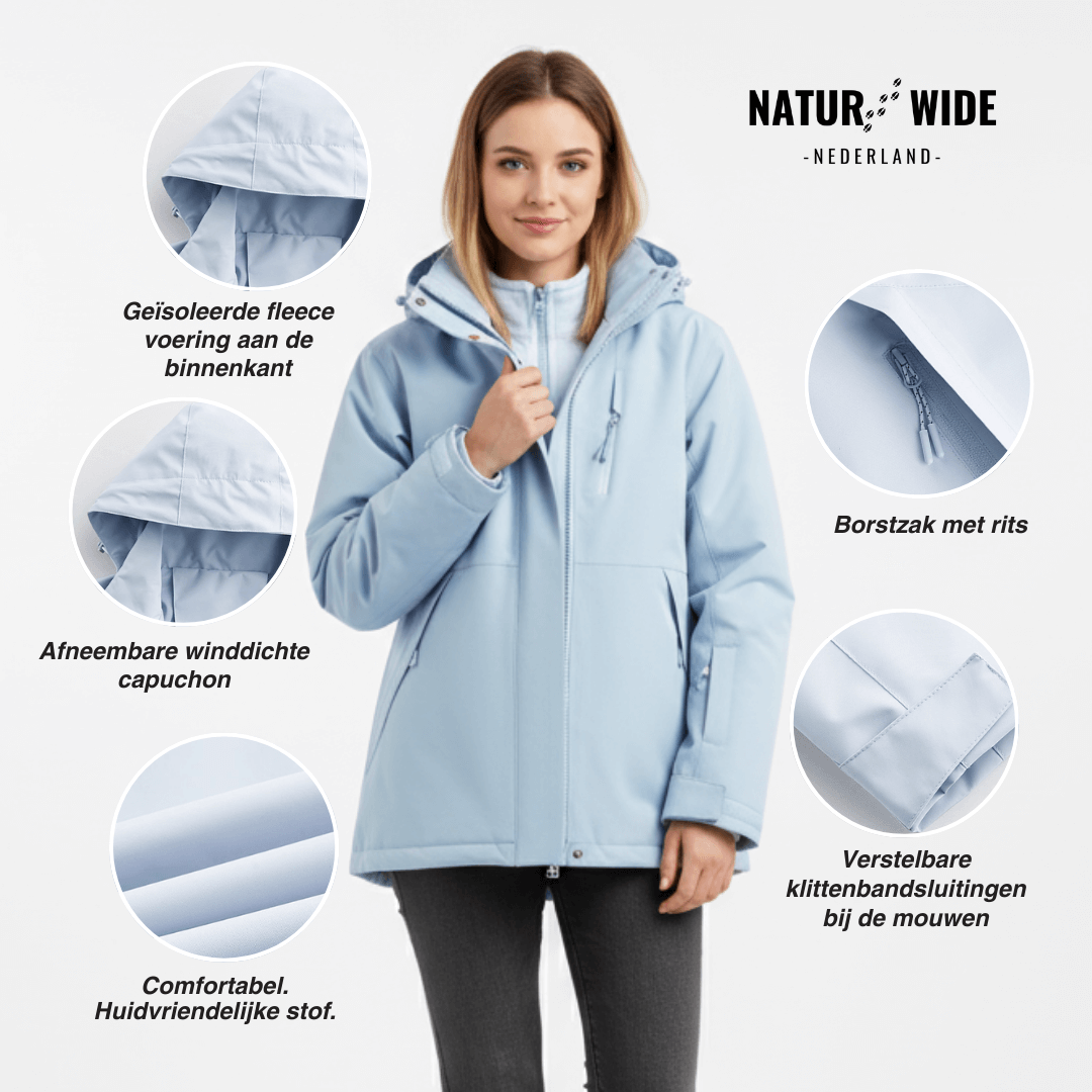 Waterdichte 3-in-1 regenjassen voor dames