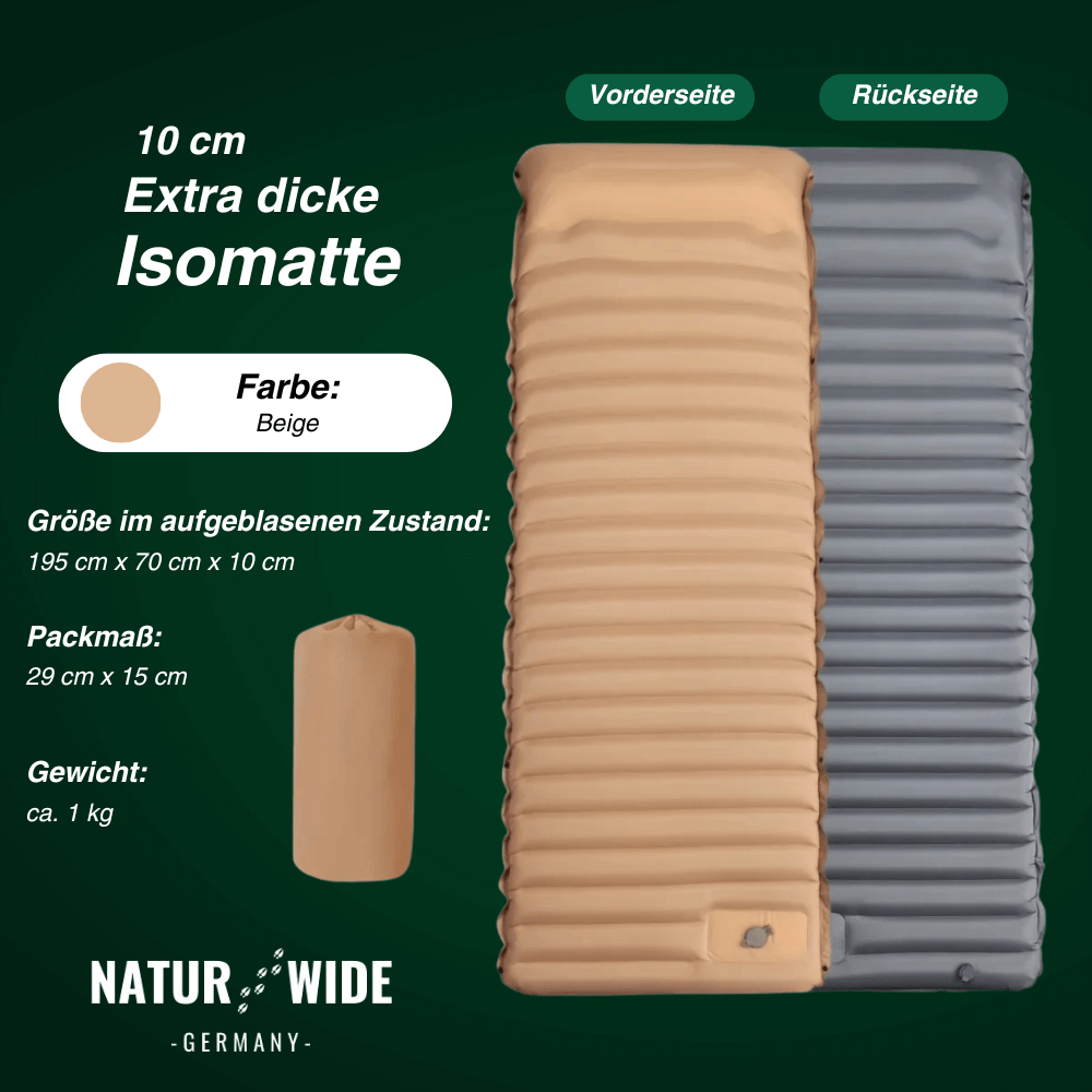 Ultraleichte Isomatte Pro Edition – Ideal für jedes Abenteuer unterwegs
