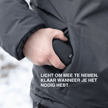 Handwarmer met dubbele verwarming – Oplaadbare zakwarmer