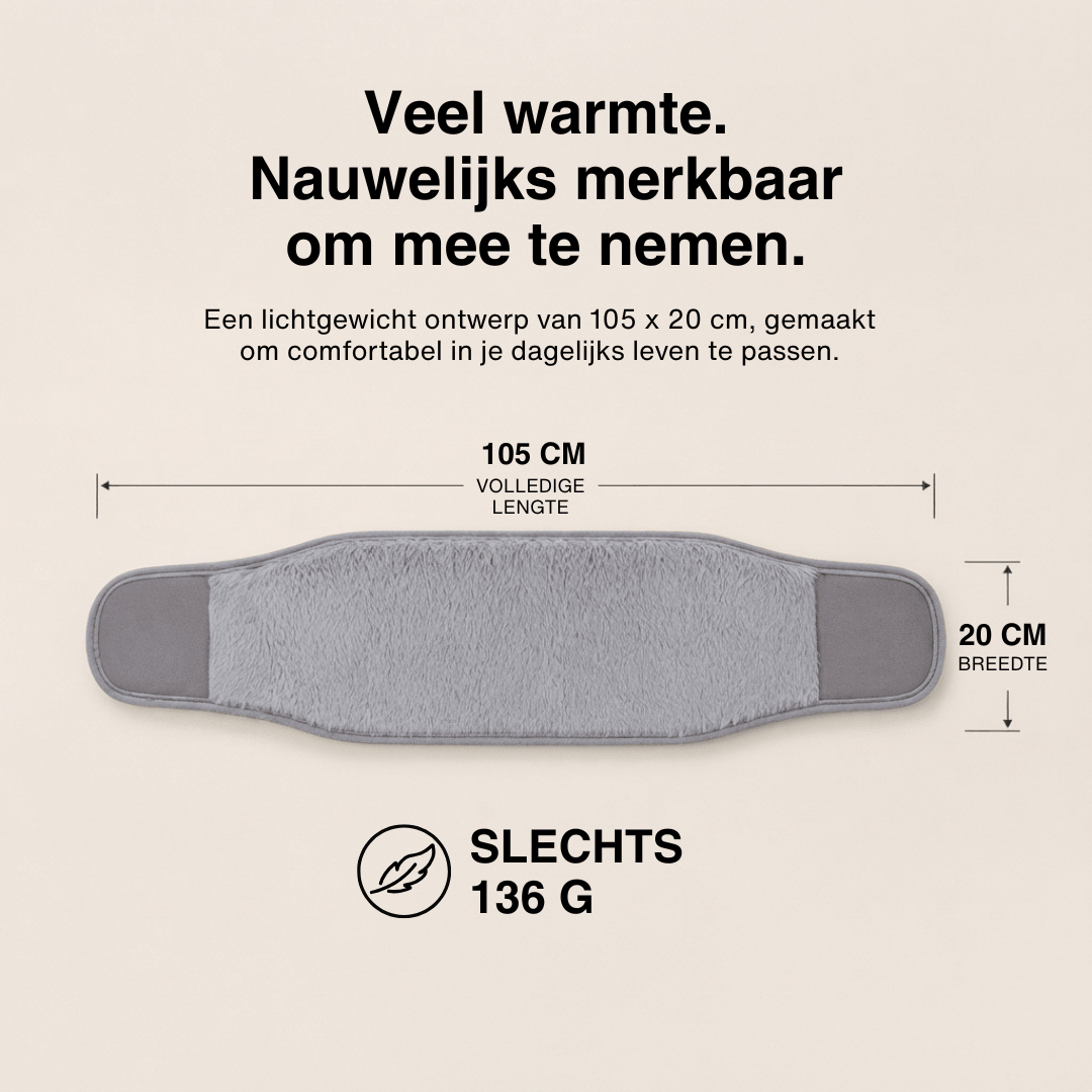 Elektrische verwarmingsgordel met 3 standen – verwarmingsgordel voor vrouwen