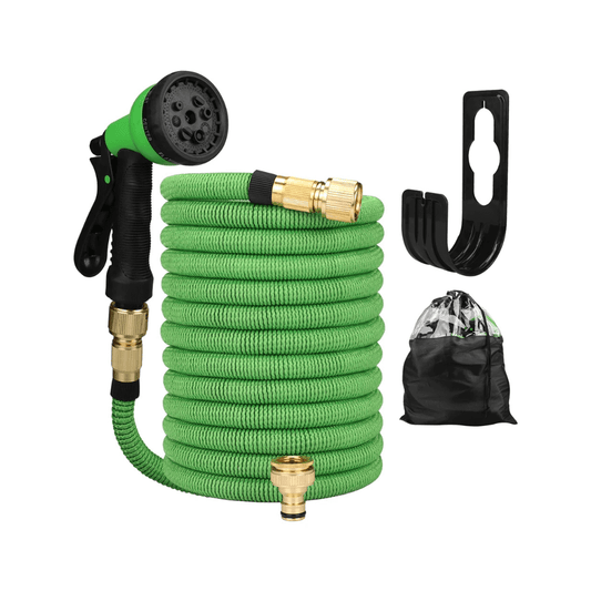 AquaFlex Pro – Flexibele Tuinslang met 7 Sproeifuncties